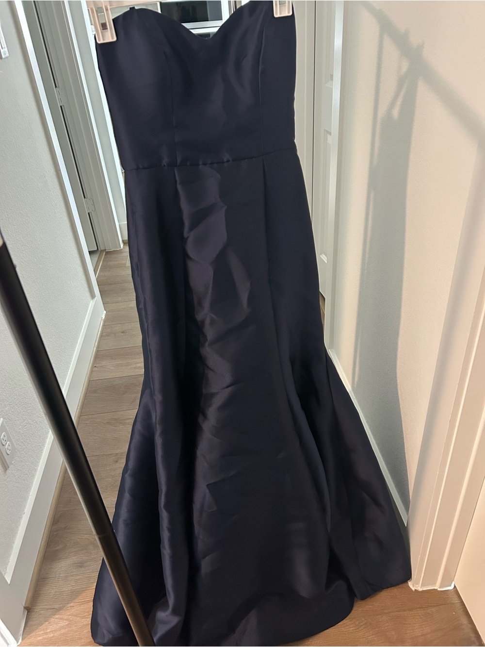 Bardot Strapless Midnight Navy Gown